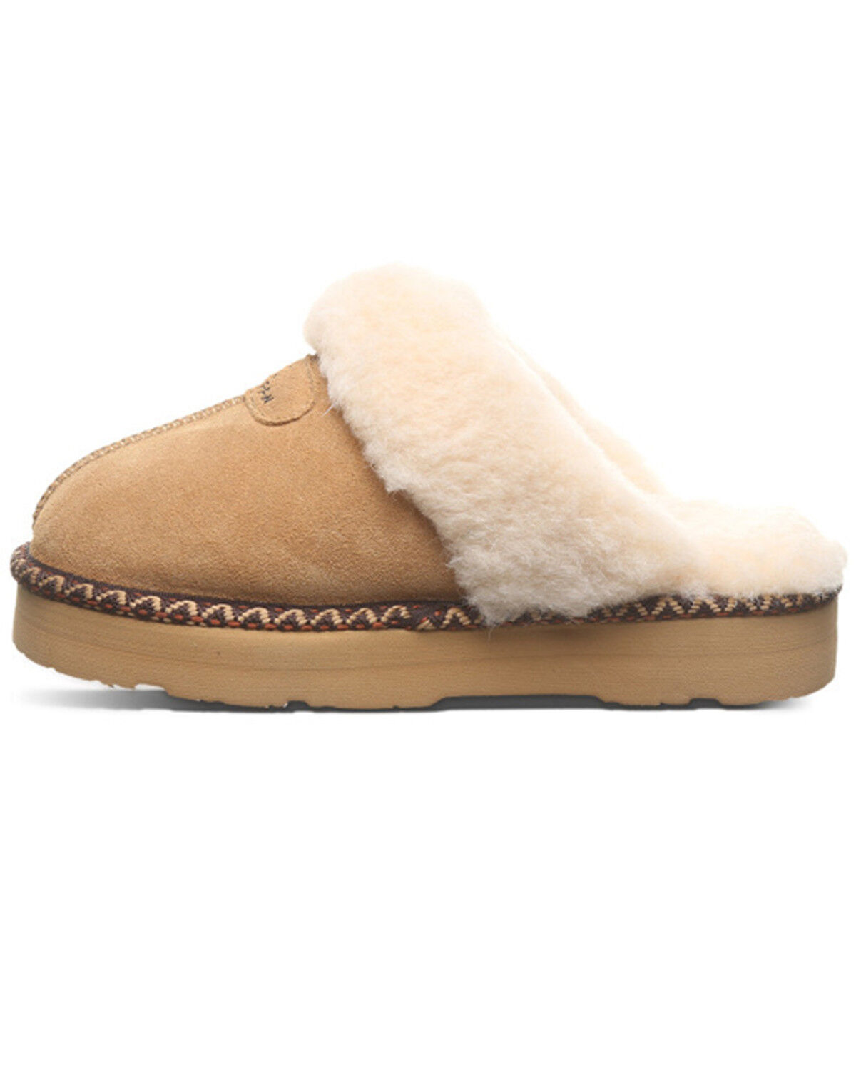 Image #3 - Bearpaw Women's Loki Platform Lo Deco Slippers, Tan, hi-res