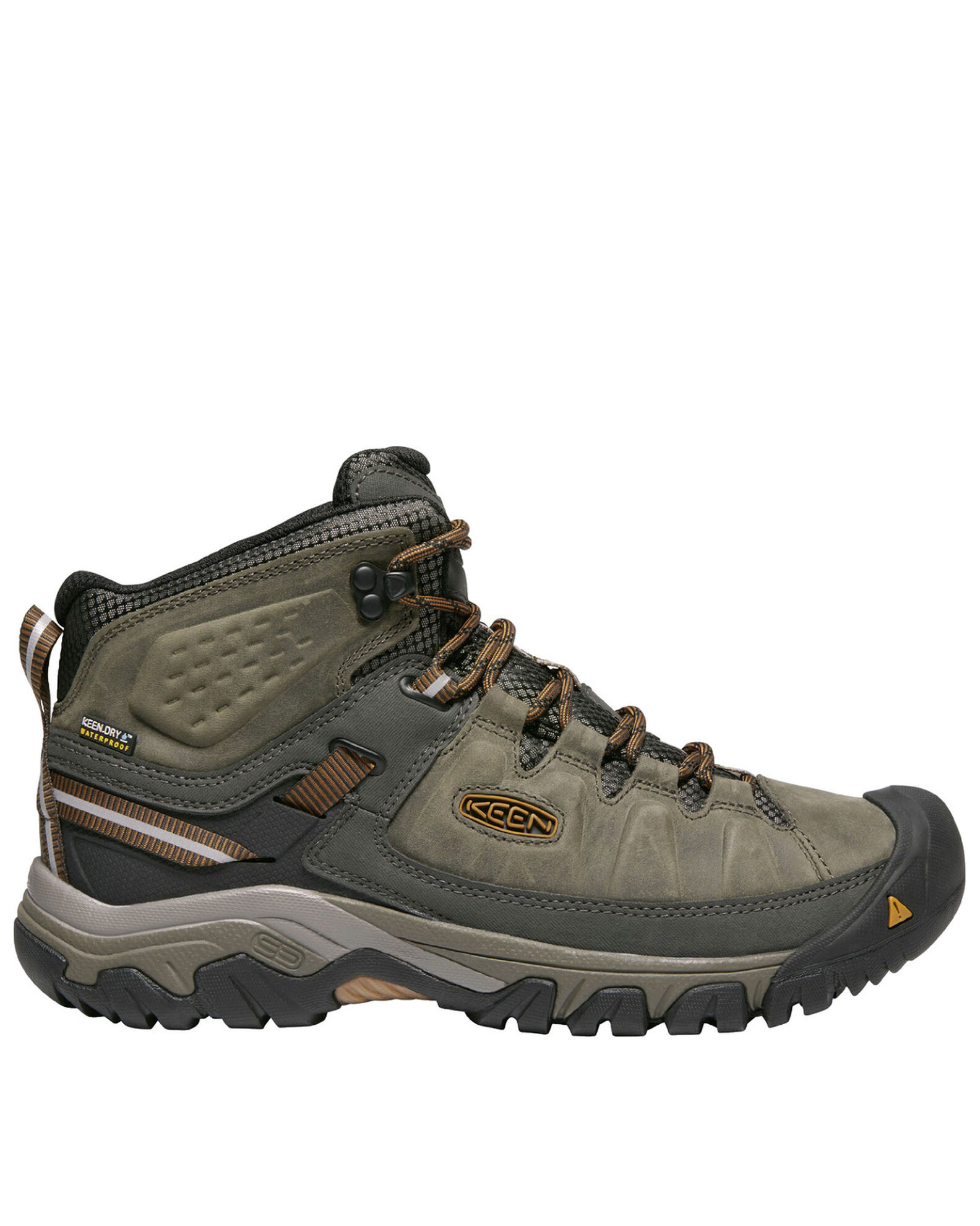 Image #2 - Keen Men's Targhee III Waterproof Hiking Boots - Soft Toe, Brown, hi-res