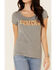 Image #3 - Idyllwind Women's Losing Charm Trustie Short Sleeve Graphic Tee , Heather Grey, hi-res