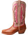 Twisted X Women's 12" Ruff Stock Vented Shaft Cowgirl Boots - Square Toe, Lt Brown, hi-res
