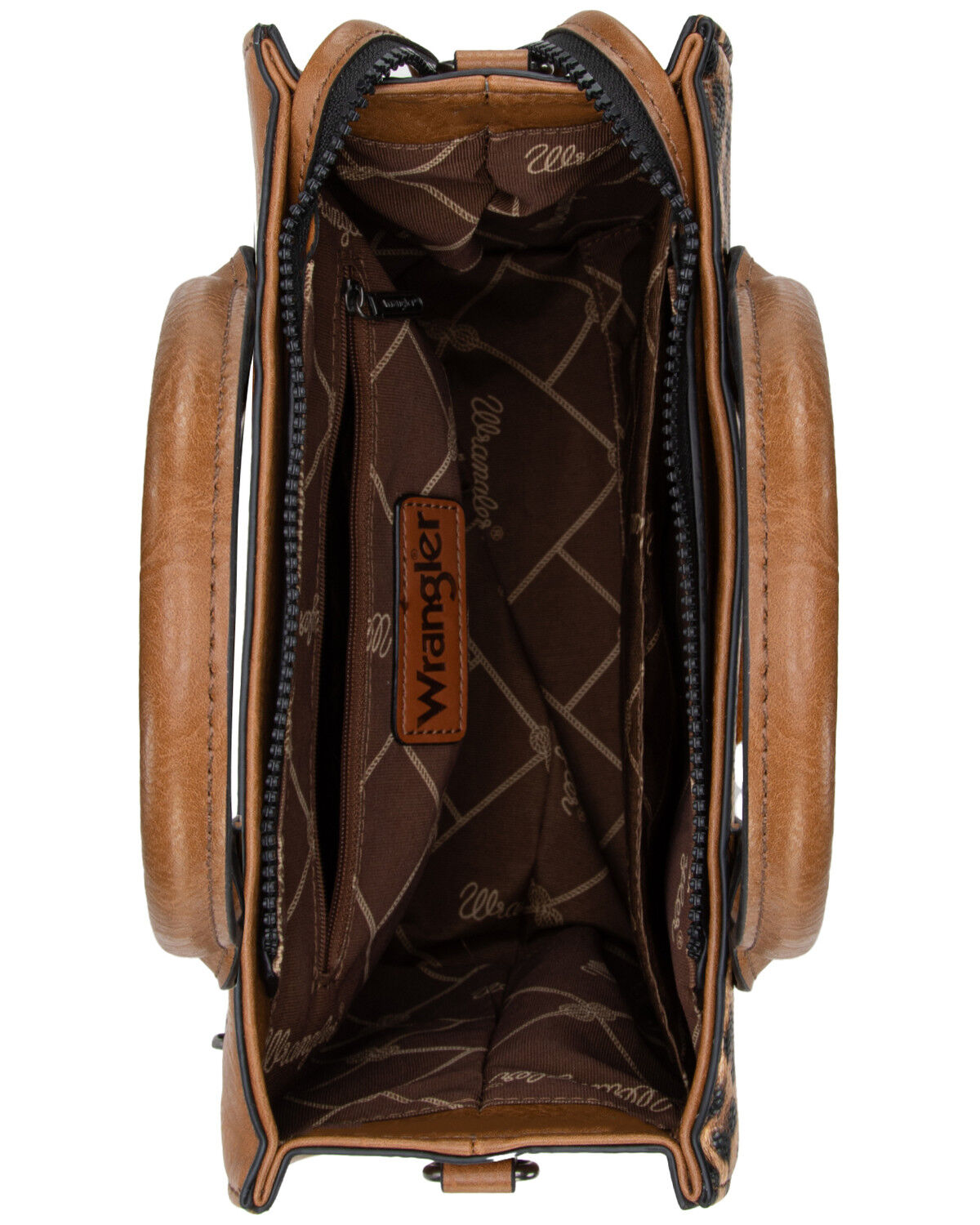 Image #3 - Wrangler Women's Leopard Print Crossbody Tote, Multi, hi-res