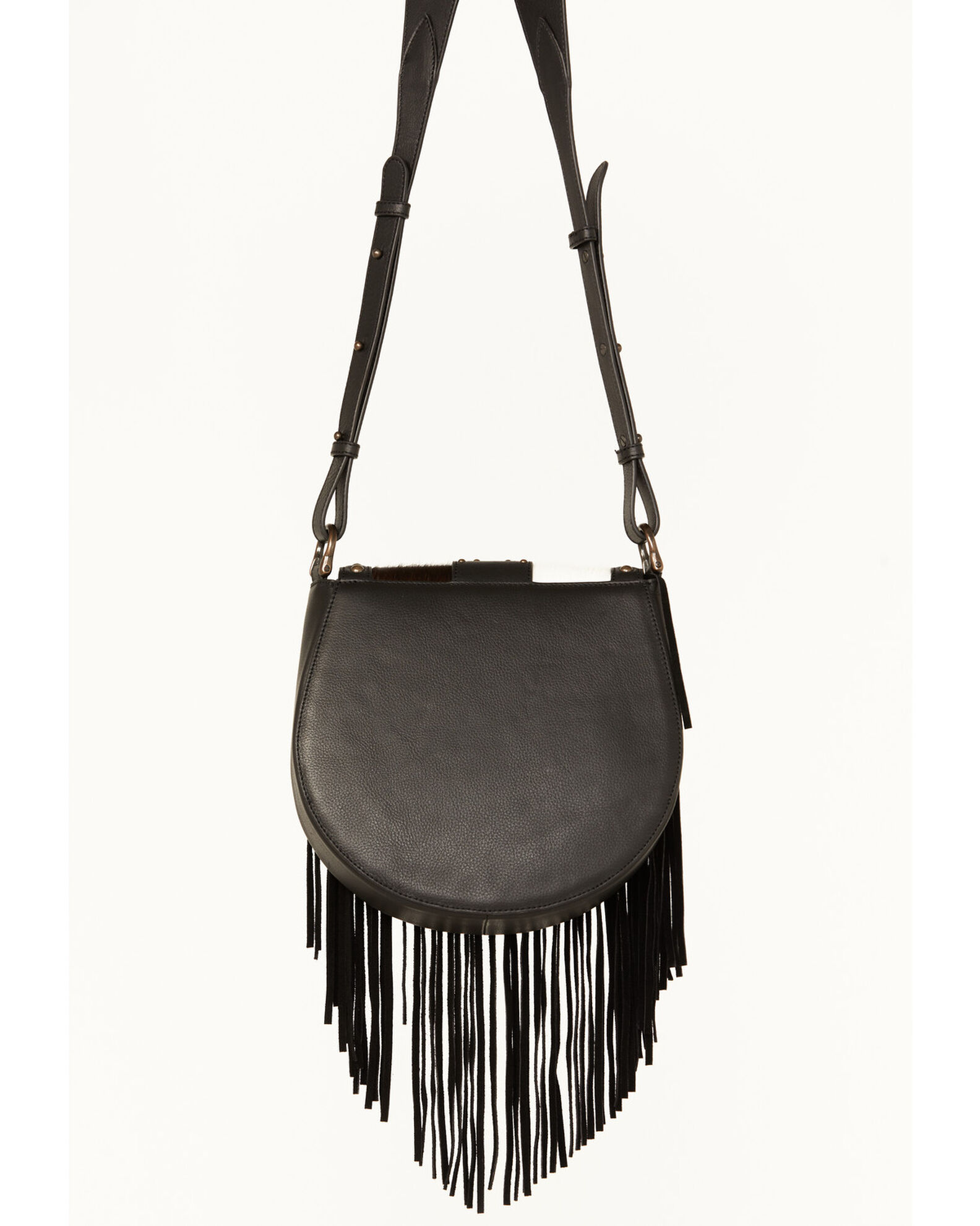 Wonderwest Women s Cowhide Fringe Crossbody Bag Country Outfitter