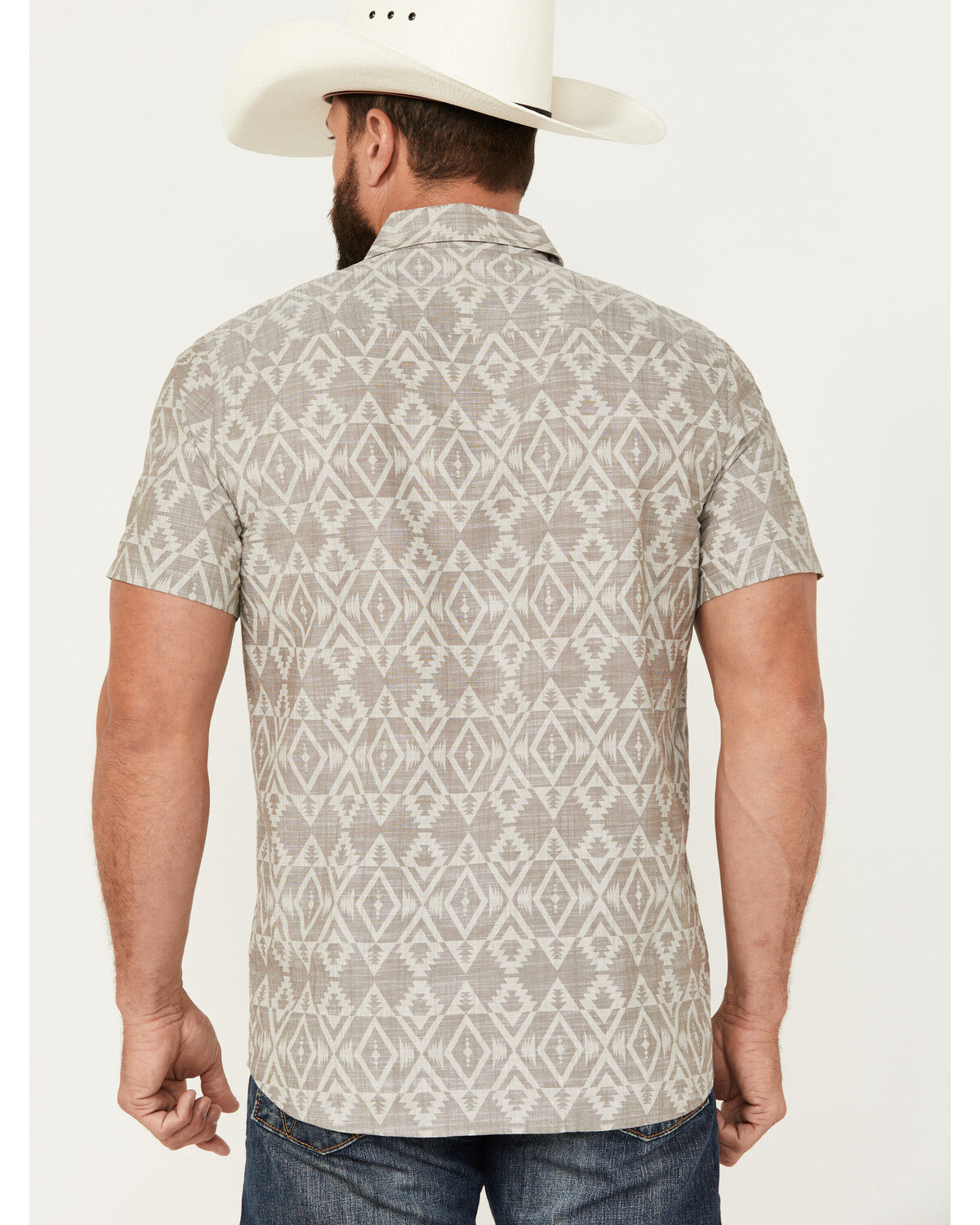Image #4 - Pendleton Men's Deacon Printed Short Sleeve Button-Down Western Shirt, , hi-res