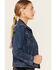 Image #2 - Levi's Women's Original Trucker Jacket, Dark Wash, hi-res
