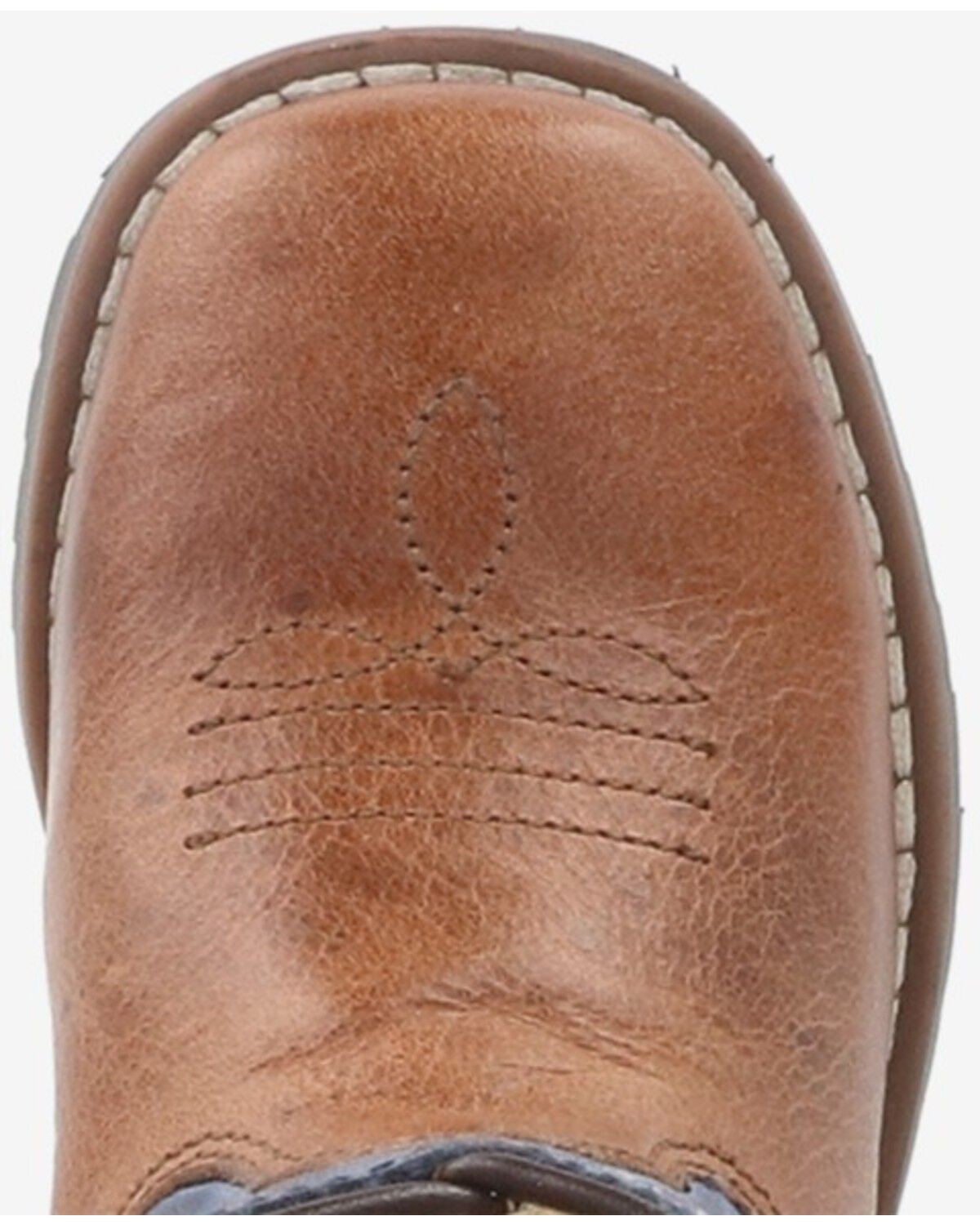 Image #5 - Smoky Mountain Toddler Boys' Autry Western Boots - Broad Square Toe, Navy, hi-res