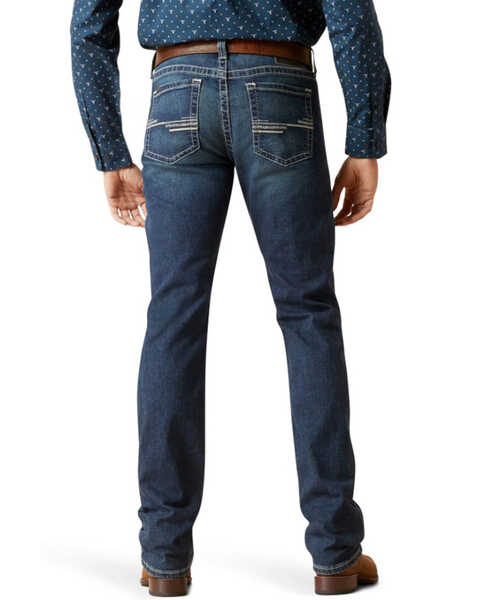 Ariat Men's M8 Modern TekStretch Easton Dark Wash Stretch Slim Bootcut Jeans , Dark Wash, hi-res