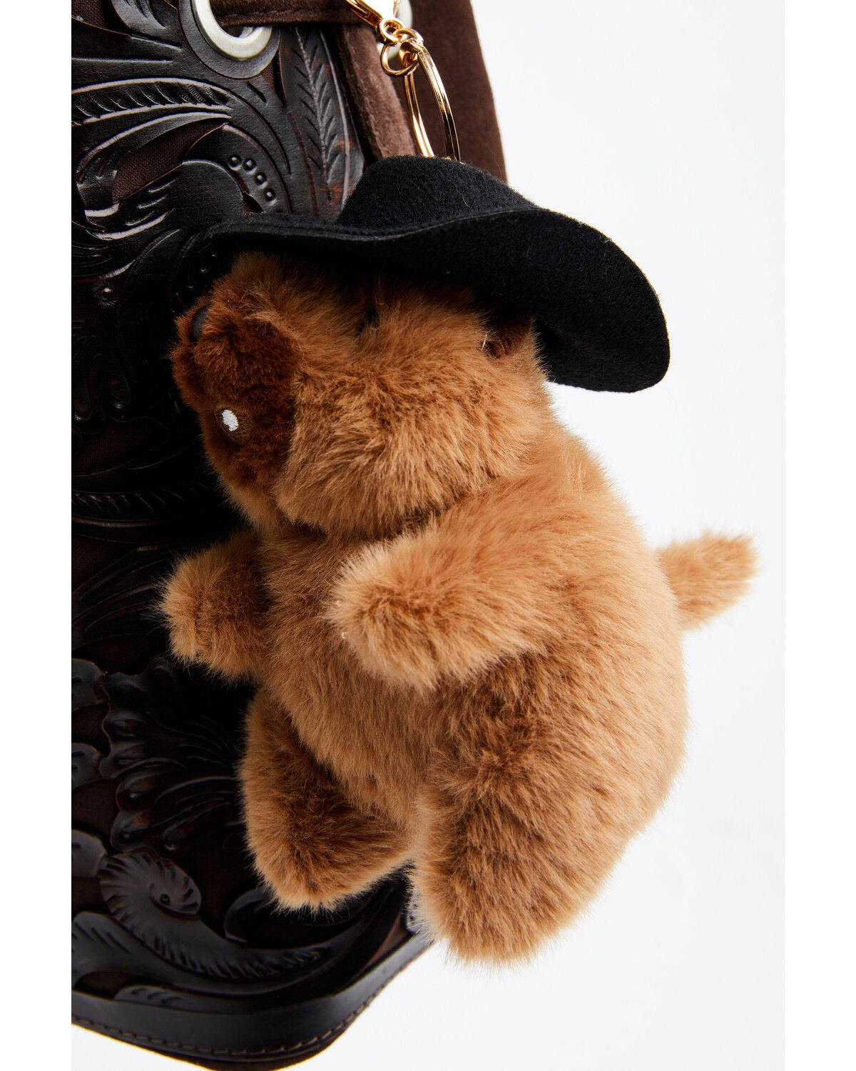 Image #2 - Shyanne Beaver Duke Bag Charm, Brown, hi-res