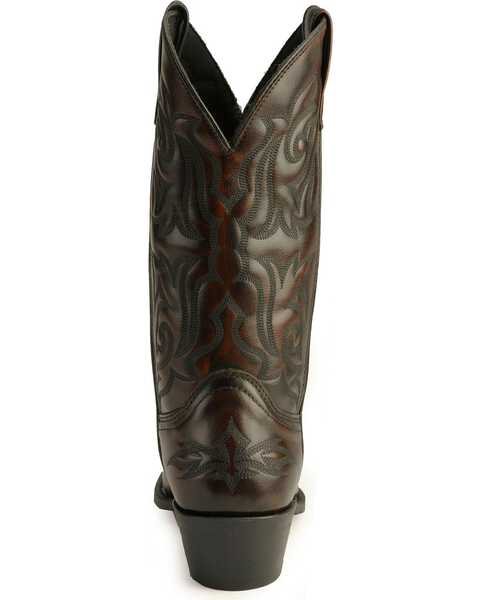 Image #7 - Laredo Men's Hawk Western Boots - Snip Toe, Burnt Apple, hi-res