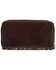 Image #2 - Ariat Women's Rori Buck Lace Tooled Floral Wallet, Brown, hi-res
