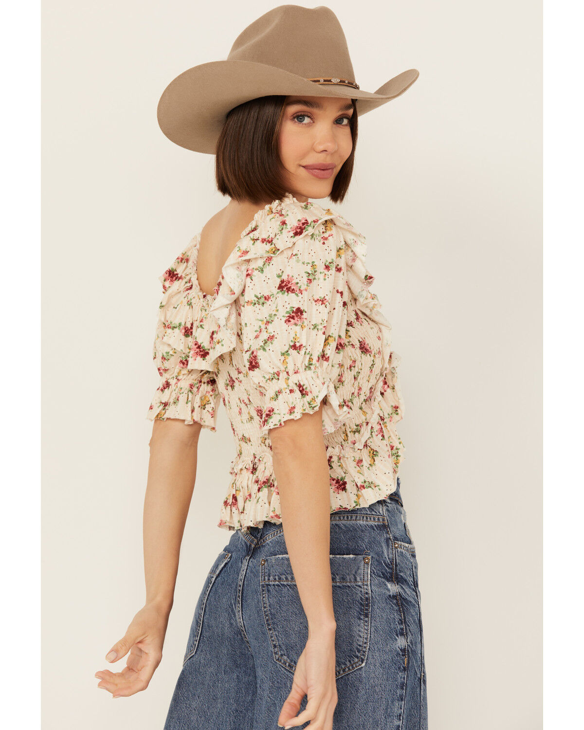 Image #4 - Free People Women's Favorite Girl Top, Ivory, hi-res