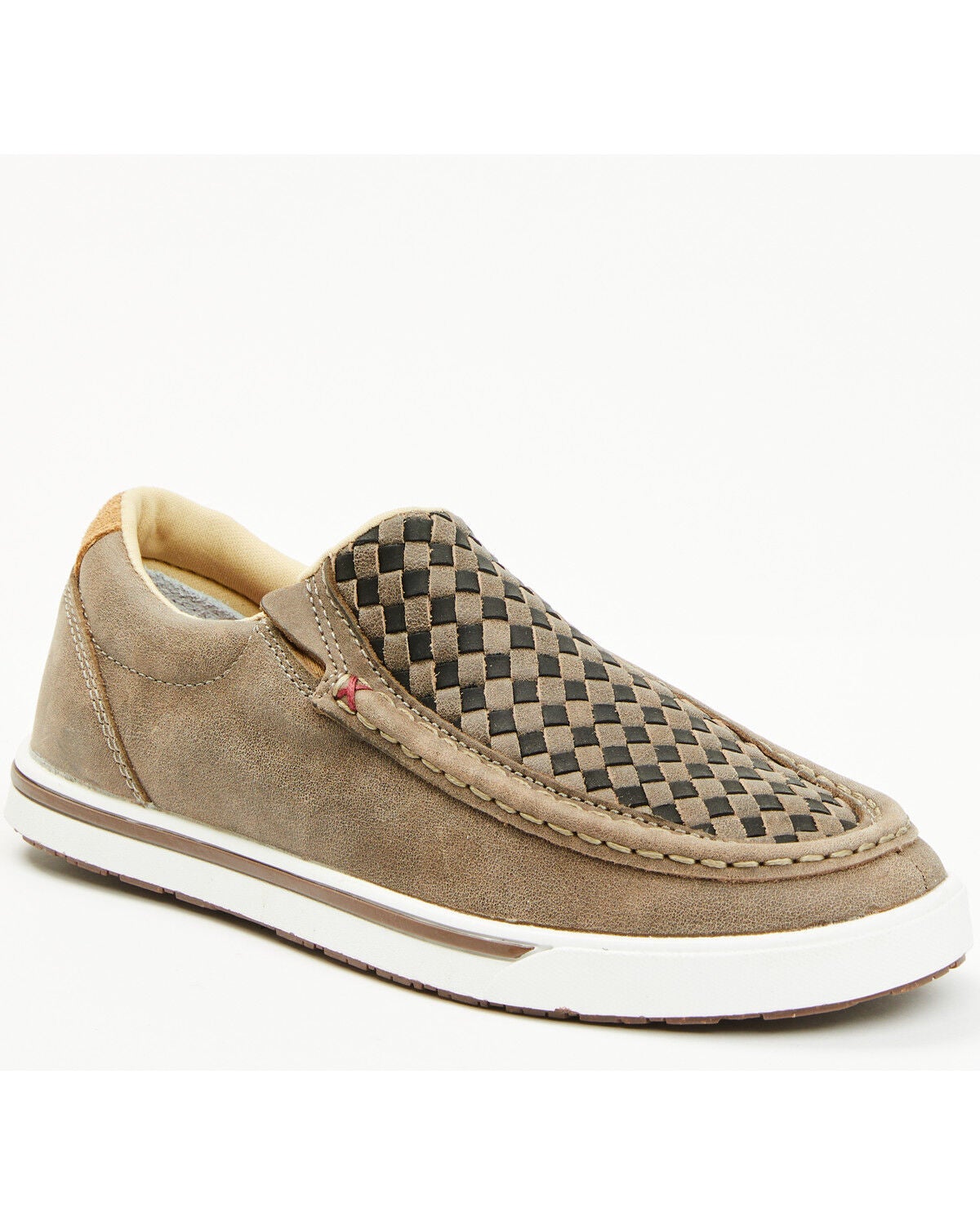 Twisted X Women's Slip-On Kicks Casual Shoes - Moc Toe, Taupe, hi-res