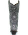 Image #5 - Corral Women's Glitter Inlay Western Boots - Snip Toe, Black Distressed, hi-res