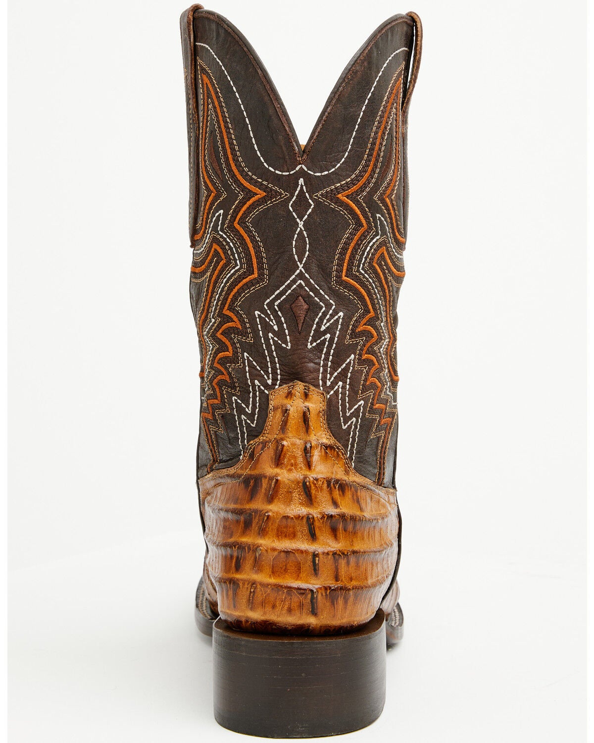 Image #5 - Cody James Men's Badlands Caiman Print Western Boots - Broad Square Toe, Tan, hi-res