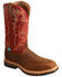 Twisted X Women's Lite Cowboy Waterproof Western Work Boots - Composite Toe, Red, hi-res