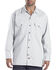 Image #1 - Dickies Men's Solid Twill Button Down Long Sleeve Work Shirt, White, hi-res