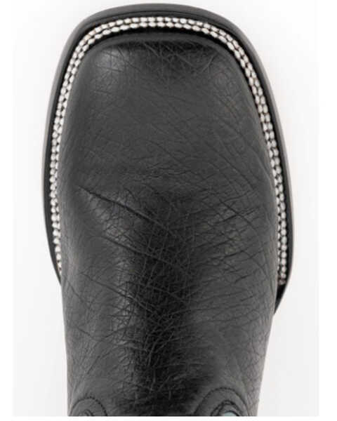Image #12 - Ferrini Men's Smooth Quill Ostrich Exotic Boots - Broad Square Toe , Black, hi-res