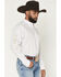 Image #2 - Ariat Men's Team Wake Geo Print Long Sleeve Button-Down Western Shirt, White, hi-res