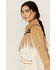 Image #2 - Powder River Outfitters Women's Faux Suede Fringe Jacket, Tan, hi-res