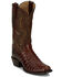 Image #1 - Tony Lama Men's Chasi Exotic Caiman Western Boots - Broad Square Toe, Cognac, hi-res