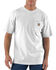 Image #2 - Carhartt Men's Loose Fit Heavyweight Logo Pocket Work T-Shirt - Big & Tall, White, hi-res