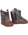 Double Barrel Infant Boys' Trace Baby Bucker Boots - Round Toe, Brown, hi-res