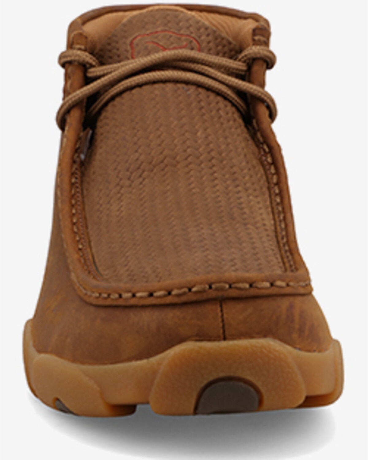 Image #4 - Twisted X Men's Distressed Chukka Driving Mocs, Saddle, hi-res