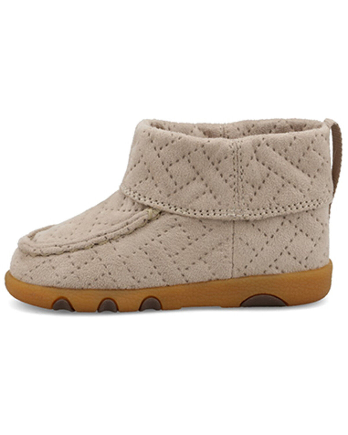 Image #3 - Twisted X Infant Driving Moc Boots - Moc Toe, Cream, hi-res