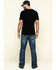 Image #3 - Cody James Men's Wolfstooth Medium Wash Relaxed Bootcut Stretch Denim Jeans , Blue, hi-res