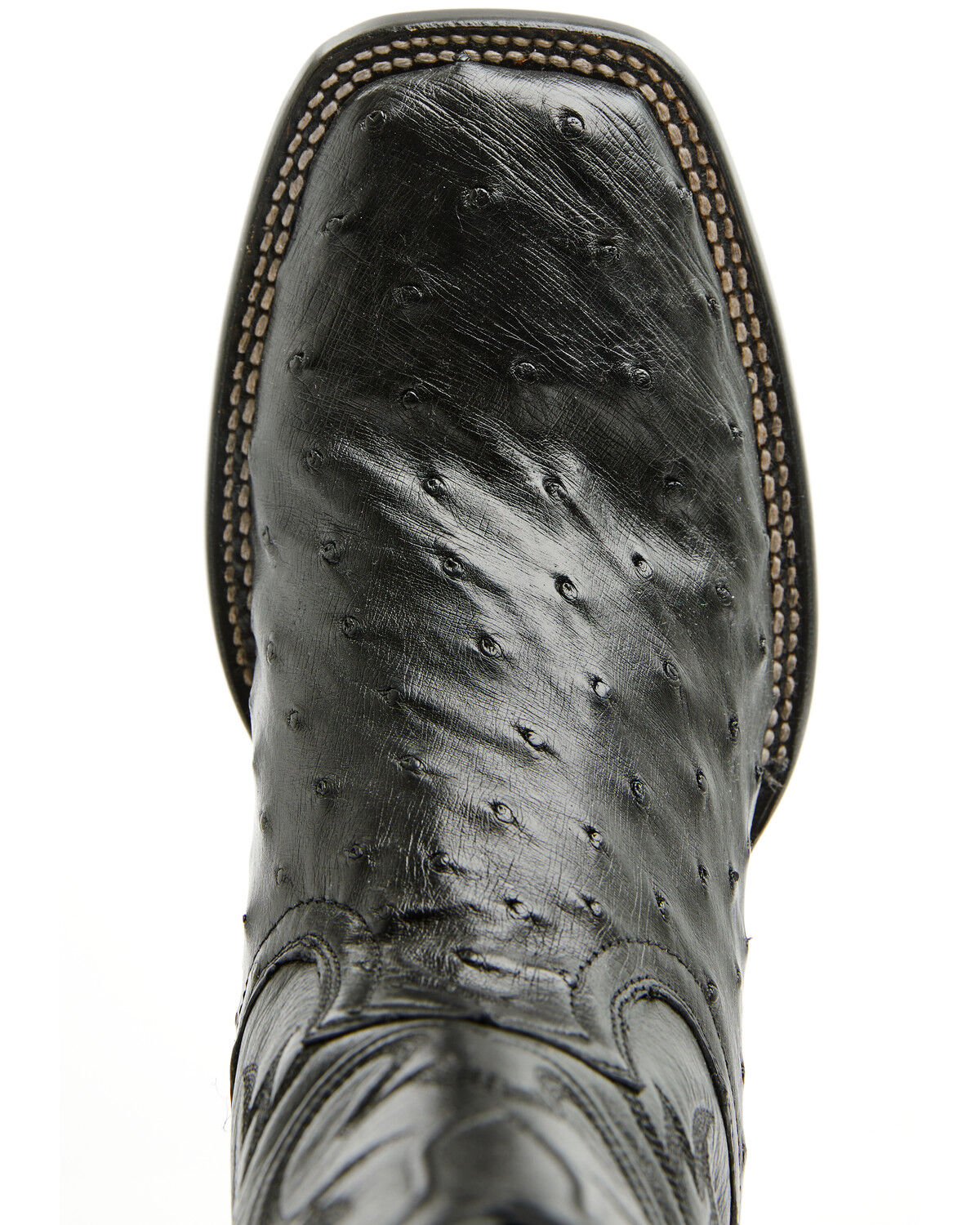Image #6 - Cody James Black 1978® Men's The Hayward Exotic Full Quill Ostrich Western Boots - Broad Square Toe, Black, hi-res