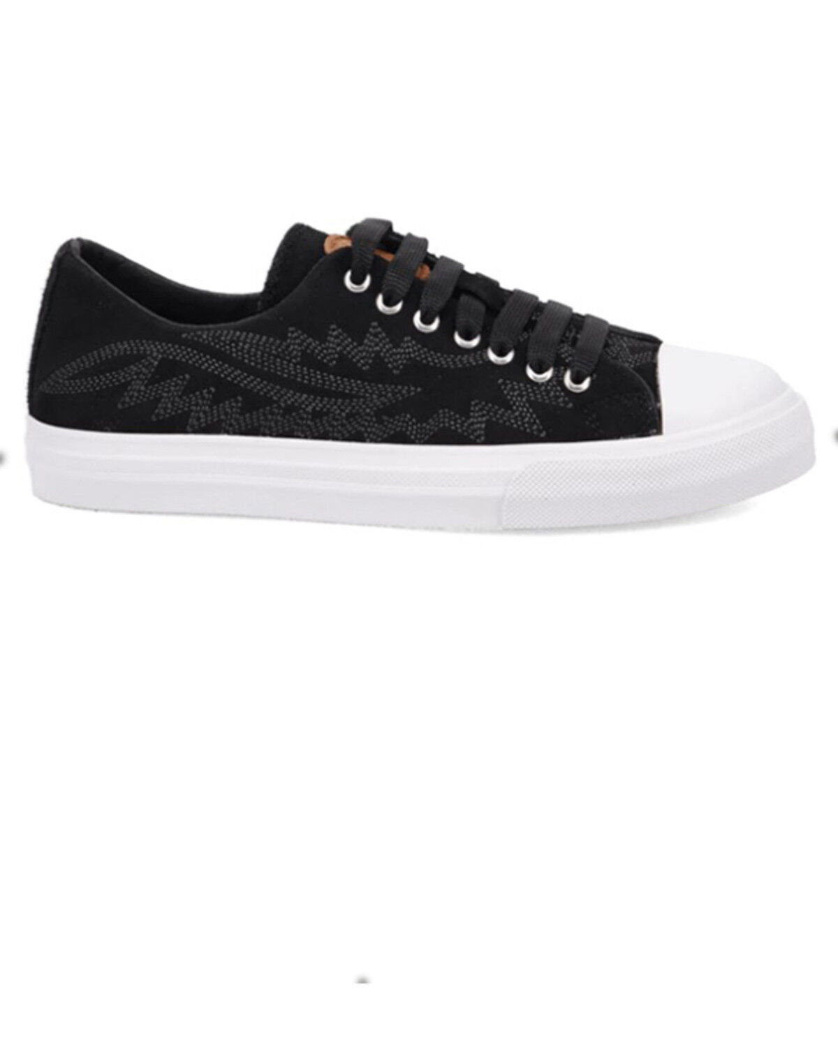 Image #2 - Dingo Women's Campus Sneakers, Black, hi-res