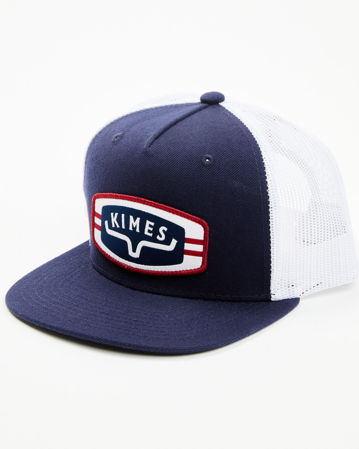 Image #1 - Kimes Ranch Men's Craftsman Logo Patch Ball Cap, Navy, hi-res