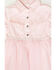 Image #3 - Sugar California Toddler Girls' Fringe Long Sleeve Button-Down Denim Tutu Dress, Blush, hi-res
