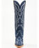 Image #4 - Corral Women's Denim Embroidered Tall Western Boots - Snip Toe, Medium Blue, hi-res