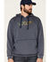 Image #1 - Tin Haul Men's Geometric Abstract Logo Hooded Sweatshirt , Blue, hi-res