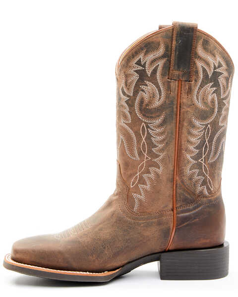 Image #3 - Shyanne Women's Shay Xero Gravity Western Performance Boots - Broad Square Toe, Brown, hi-res