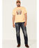 Junk Food Clothing Men's Journey Logo Graphic T-Shirt , Yellow, hi-res