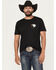 Image #2 - Howitzer Men's Dare Eagle Short Sleeve Graphic T-Shirt, Black, hi-res