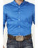 Image #3 - Cody James Men's Basic Twill Long Sleeve Button-Down Performance Western Shirt - Tall, Royal Blue, hi-res