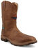 Image #1 - Twisted X Men's 11" Ultralite X™ Waterproof Work Boots - Nano Toe, Tan, hi-res