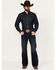 Image #1 - Cody James Men's Duke Relaxed Bootcut Denim Jeans, Dark Wash, hi-res