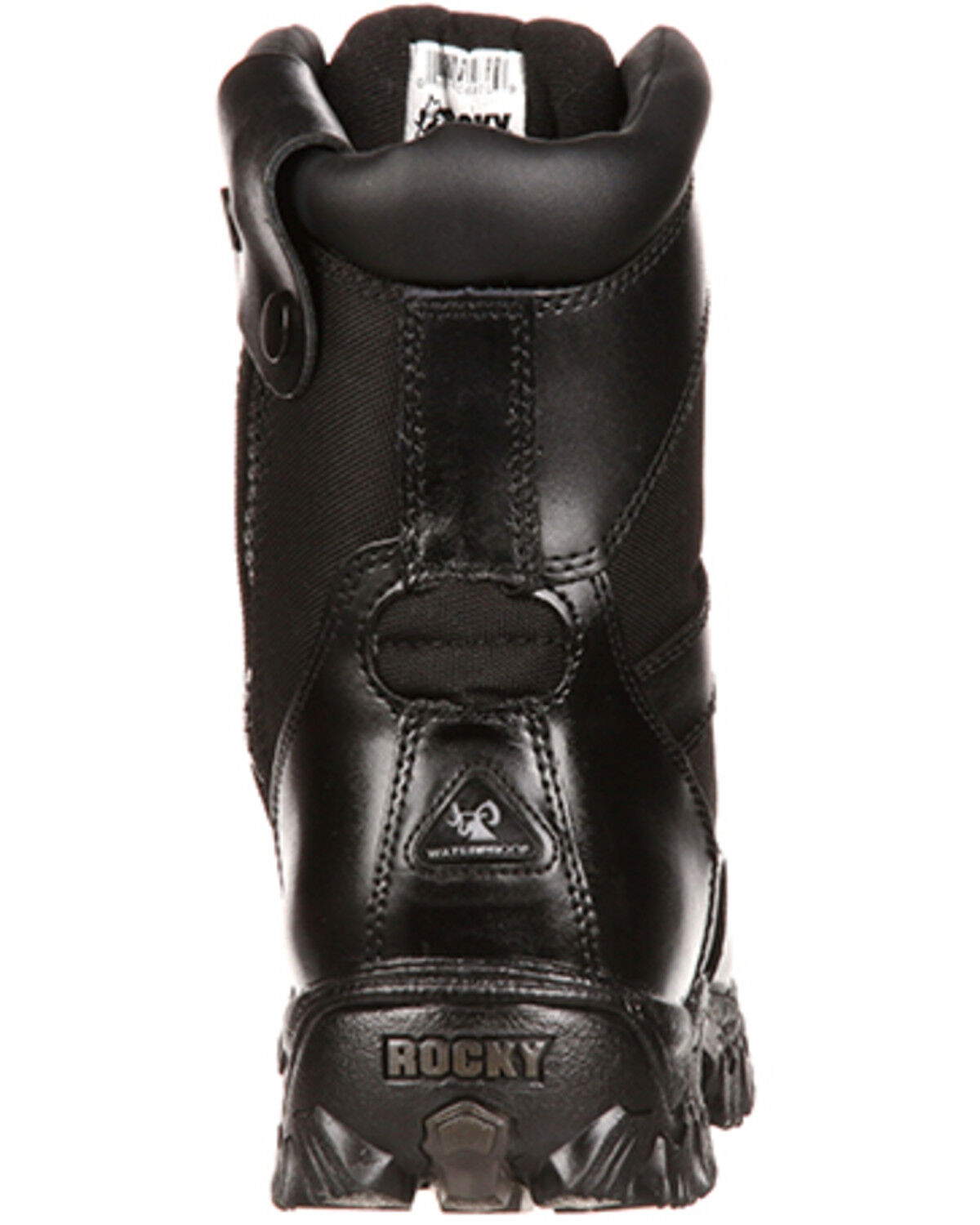 Image #6 - Rocky Men's Alphaforce Waterproof Zipper Duty Boots - Composite Toe, Black, hi-res