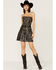 Image #2 - Boot Barn X Understated Leather Women's Tailored Leather Mini Dress, Black, hi-res