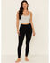 Fornia Women's High Waist Leggings With Side Pockets, Black, hi-res