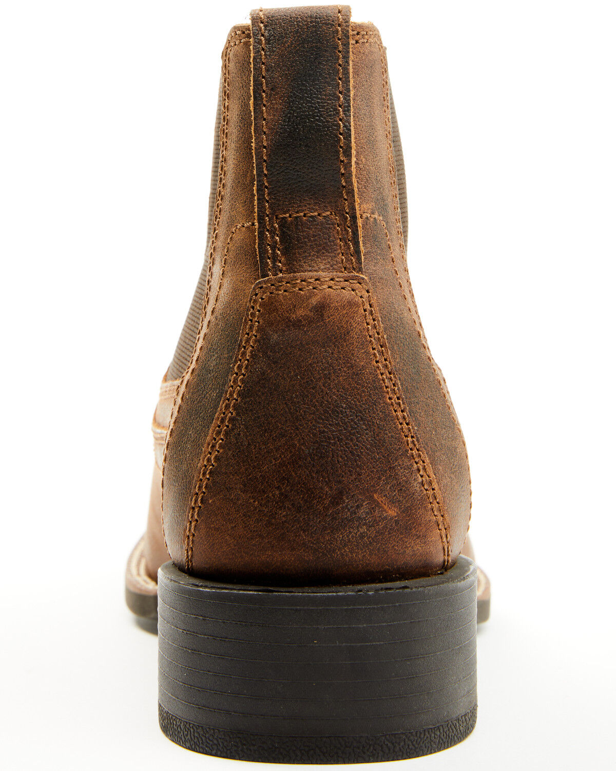 Image #5 - Cody James Men's Ace Chelsea Boots - Broad Square Toe, Brown, hi-res