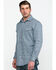 Image #3 - Rough Stock By Panhandle Men's Langunita Vintage Print Long Sleeve Western Shirt, Grey, hi-res