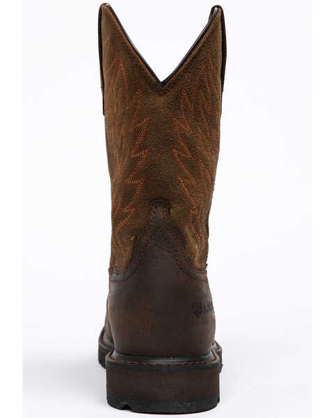 Image #5 - Ariat Men's Groundbreaker H20 Boots - Square Toe , Dark Brown, hi-res