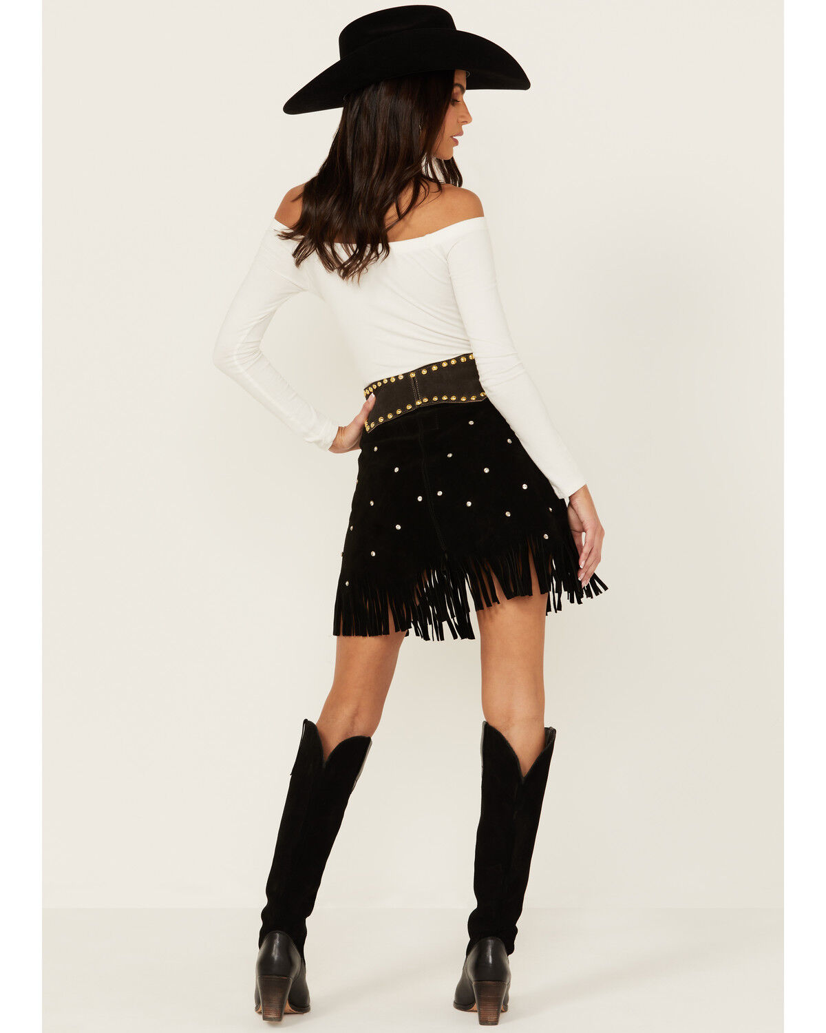 Image #3 - Understated Leather Women's Moon Mist Chaps Skirt , , hi-res