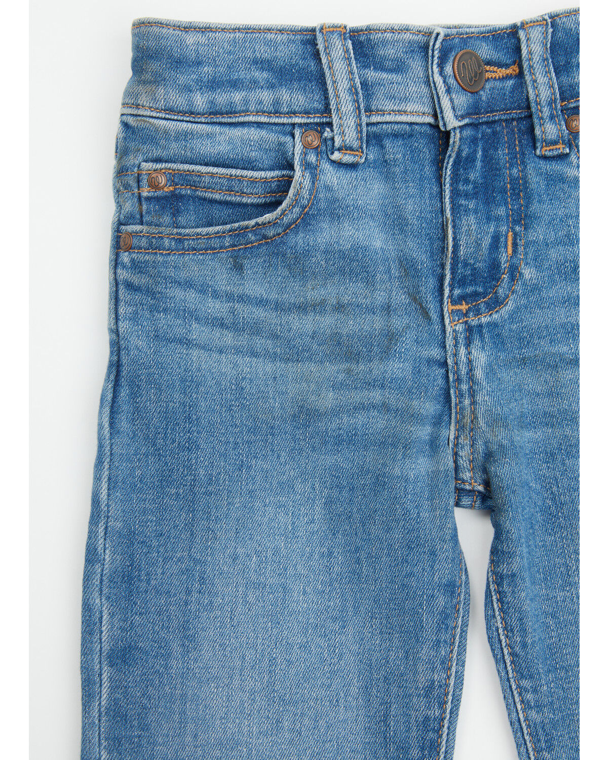 Image #4 - Wrangler Toddler Girls' Medium Wash Bootcut Denim Jeans, Medium Wash, hi-res