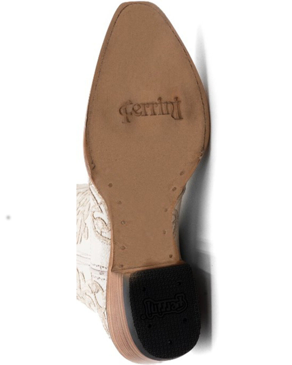 Image #7 - Ferrini Women's Starlight Western Boots - Snip Toe, White, hi-res