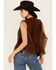 Image #4 - Scully Women's Suede Vest, Brown, hi-res